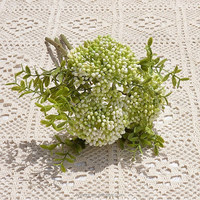 Fleurs artificielles de qualité supérieure, diamètre 8 cm, bouquet de gladiolus rose et vert, centre de table pour la décoration de la maison et la cabine photo