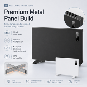 Radiateur <span class=keywords><strong>électrique</strong></span> mural programmable multi-mode hebdomadaire 500W-2500W <span class=keywords><strong>avec</strong></span> écran LED pour l'Europe - Product Image 3