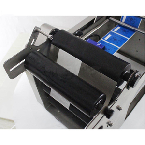 Semi-automatic Desktop Round Plastic Bottle Cans Sticker <b>Labeling</b> <b>Printing</b> <b>Machine</b> With Stainless Steel Housing - Product Image 5