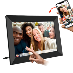 Marco de Fotos Digital con Pantalla LCD WiFi de 10 Pulgadas, Descarga Gratuita de Videos en la Nube, Suministro de Fábrica al por Mayor - Product Image 1