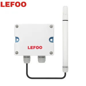 LEFOO duvara monte akıllı ev sıcaklığı ve nem sensörü rs 485 sıcaklık verici ve nem sensörü