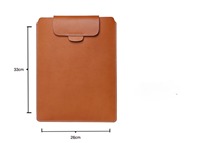 Funda de Piel para Portátil de 13, 14 y 15 Pulgadas con Logotipo Personalizado, Funda para Ordenador Ultrafina Multifuncional de PU para Macbook, iPad
