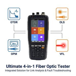Mini OTDR intelligent 1310/1550nm 22/20dB 9-en-1 <span class=keywords><strong>avec</strong></span> VFL, OPM, OLS et test <span class=keywords><strong>RJ45</strong></span> pour ingénieur FTTH - Product Image 2