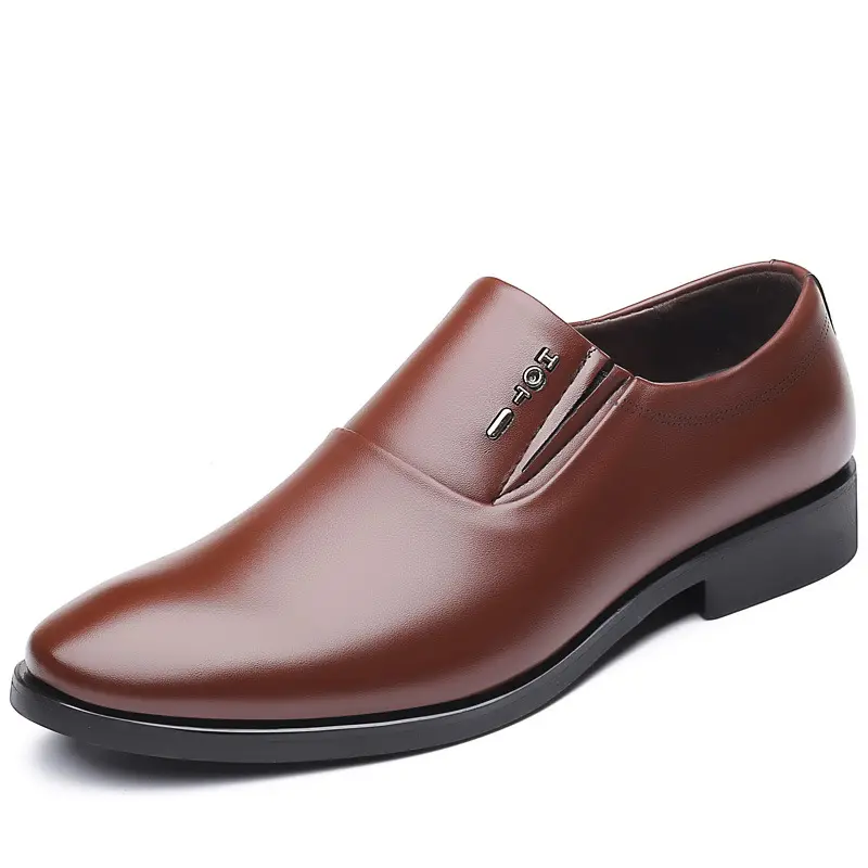 Factory Direct Sale Top Quality Men's Dress Shoes Genuine Leather Platform Oxford Shoes Winter