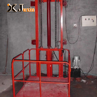 Ascenseur de fret à rail hydraulique, ascenseur domestique pour marchandises, plateforme élévatrice domestique