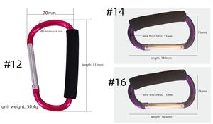 2 חבילת כבד כבד אלומיניום מסגסוגת קניות במכולת tote ידית מחזיק - Product Image 3