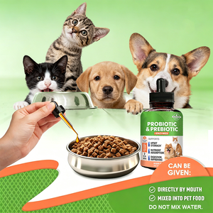 Gotas Herbales Probióticas para Perros OEM, Refuerzo Digestivo e Inmunológico, Gotas Líquidas Probióticas para el Sistema Inmunitario, Suplementos para la Salud de las Mascotas - Product Image 3