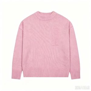 Nouveauté : <span class=keywords><strong>Pull</strong></span> en coton style européen à col cœur, nouveau modèle ample à manches longues, tricoté pour couple, pour femme - Product Image 3