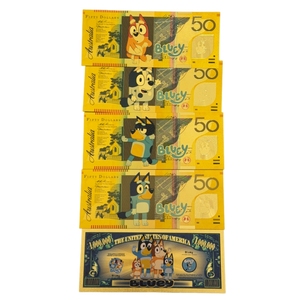 5 Jenis Uang Kertas Biru Australia Baru untuk Anjing, Uang Kertas Peringatan untuk Koleksi - Product Image 1