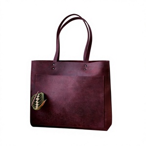 Handicrafts Genuine Leather Casual Handbags for Women's <b>Low</b> Price Made India Ladies Fashion Waterproof Large Capacity - Product Image 4