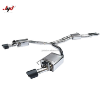 Tuyau d'échappement haute performance pour Audi A6/A7/C7/C8 2.0t/3.0t en acier inoxydable, épaisseur 1,2 mm, 2 entrées
