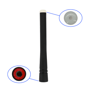Antena Portátil Fluorescente Corta 4G PoC, Negra, 144/430MHz, 1.8dBi, Conector Macho, 4.25 Pulgadas, para Radios Portátiles - Product Image 2