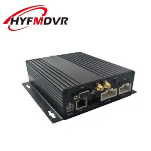 HYF AHD 1080P sd卡6通道移动数字录像机，带全球定位系统4g网络端口，用于火车房车拖车出租车货车校车