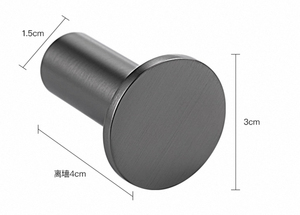 Chất lượng cao <span class=keywords><strong>CNC</strong></span> sản xuất phụ kiện trong khác nhau nhôm đầy đủ-đồng tường móc mà không cần khoan lỗ - Product Image 4