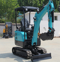 Excavatrice compacte JIAHE 2T, EPA Euro V, siège en cuir de qualité supérieure, idéale pour l'agriculture et l'aménagement paysager, prix direct usine