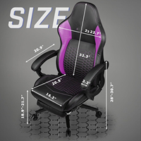Échantillon Gratuit Chaise de Jeu Inclinable de Luxe Personnalisée pour Bureau à Domicile et Gamers avec Repose-Pieds – Vente en Gros
