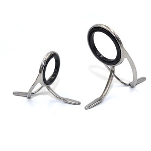 Anillas de Cerámica para Cañas de Pescar de Acero Inoxidable, Accesorios Duraderos para Cañas de Lanzamiento y Pesca con Señuelos - Product Image 1