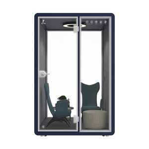 OEM Muti-tamaño <span class=keywords><strong>de</strong></span> reducción <span class=keywords><strong>de</strong></span> ruido <span class=keywords><strong>de</strong></span> estudio <span class=keywords><strong>de</strong></span> la vaina <span class=keywords><strong>de</strong></span> educación a distancia cabina <span class=keywords><strong>de</strong></span> autoaprendizaje insonorizada con vidrio laminado - Product Image 3