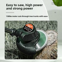 Tondeuse à gazon électrique sans fil en acier inoxydable avec poignée pliable et support OEM pour usage en jardin de villa