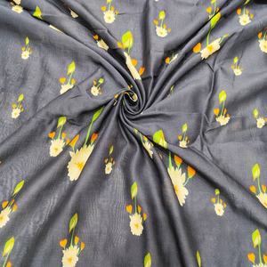 Tela de Seda Cruda Negra Multiusos, Tejida, Suave, Ligera, Transpirable, para Acolchado, Costura, Manualidades, Diseño y Confección de Vestidos - Product Image 3