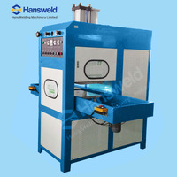 Machine de soudage RF, nouvelle machine de soudage haute fréquence HANSWELD PVC 25KW pour semelles de chaussures remplies de gel et de mousse