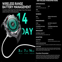 Nouvelle conception HW5 Ultimate 1,52 pouces TFT NFC Charge sans fil Application Wearfit Pro Surveillance du mouvement Suivi Montre intelligente