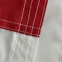 Drapeaux américains brodés sur mesure de grande taille, résistants, broderie nationale américaine, 2x3 pieds, 60x90 cm