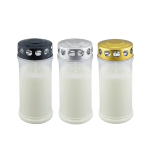 All-Weather Tomb Lights Heat-Resistant Summer Grave <b>Candles</b> for Safe Indoor Mausoleums - Product Image 1