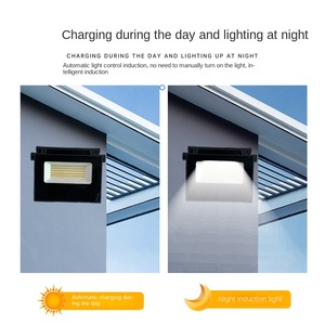 2025 xuyên biên giới LED năng lượng mặt trời đèn tường ABS vườn đèn pha với cơ thể con người cảm ứng ánh sáng <span class=keywords><strong>IP65</strong></span> đánh giá cho nông thôn sân - Product Image 4