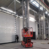 Porte sectionnelle industrielle automatique à levage vertical pour entrepôt et quai