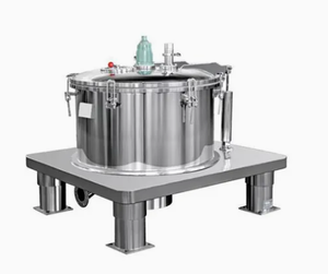 Мотор для центрифуги из нержавеющей стали с плоской пластиной для разделения конопляного масла и этанола, периодическая обработка, подъем и выгрузка мешков - Product Image 1