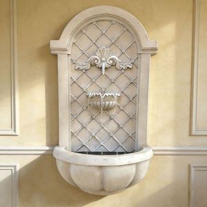 <span class=keywords><strong>Fontaine</strong></span> <span class=keywords><strong>murale</strong></span> rectangulaire à cascade, alimentée électriquement ou <span class=keywords><strong>solaire</strong></span>, en résine fibreuse pour jardin – Vente directe usine - Product Image 2