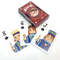 Fabrication de cartes à jouer en papier pour jeux de société pour adultes, vente en gros, imprimées, personnalisées, style dessin animé, durables, pour la famille, sur mesure