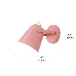 Applique Murale <span class=keywords><strong>Blush</strong></span> Bell Applique Moderne en Métal Rose avec Downlight Doux, Éclairage d'Accent Élégant pour Chambre ou Salon - Product Image 4