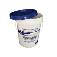 Fût en plastique PP 3L-1 de qualité alimentaire, durable, avec impression de logo personnalisé pour le stockage de mastic mural, de latex et de revêtements industriels