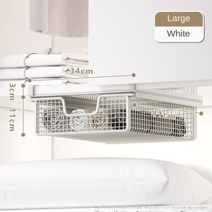 Металлический органайзер для хранения нижнего белья и носков с подвесной полкой для домашнего использования в ящике - Product Image 6