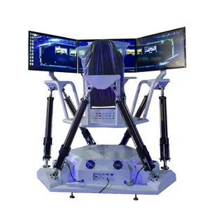 Nhiều người ngoài trời VR video đua xe mô phỏng 3 màn hình nền tảng chuyển động công viên giải trí thương mại trong nhà thân thiện với trẻ em - Product Image 2