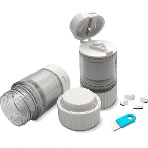 เครื่องตัดและบดเม็ดยาพร้อมแก้วน้ำและกล่องเก็บยา - Product Image 2