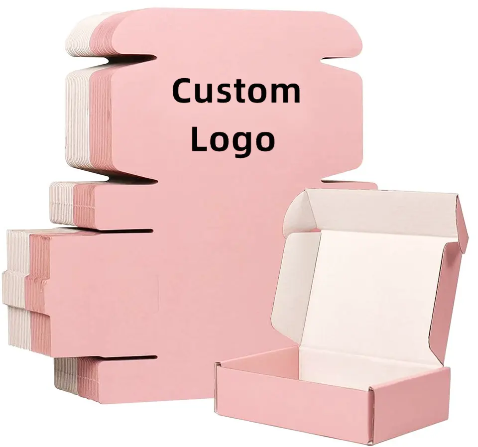 Custom Logo OEM Luxury Black Pink Clothing Packaging Ribbon Handle Folding Hard Rigid Watch Cardboard Paper Magnetic Gift Box