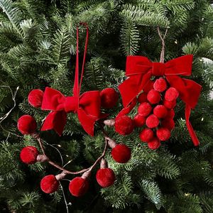 Guirnalda de Bolas Navideñas Modernas en Forma de Campana, Hechas a Mano, Envueltas en Tela, Adornos para Árbol de Navidad y Decoraciones para Coronas - Product Image 4