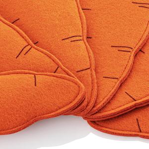 Easter Spring Holiday Accents Easter Carrot-<strong>Shaped</strong> Felt Utensil Bags Easter Carrot Silverware <strong>Holders</strong> - Product Image 5