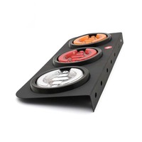 Feux arrière ronds à LED triples à 3 couleurs, feux arrière à LED pour remorque, accessoire pour camion lourd