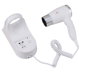 Sèche-cheveux électrique mural puissant de 1600 W pour hôtel, séchage rapide, faible bruit, en plastique ABS pour usage domestique - Product Image 3