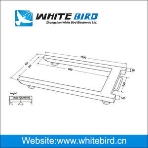 Indicador de plataforma de carretilla elevadora de pesaje industrial de 1,5 toneladas Aplicación electrónica 1500kg Palé 1,5 Báscula de pesaje - Product Image 5