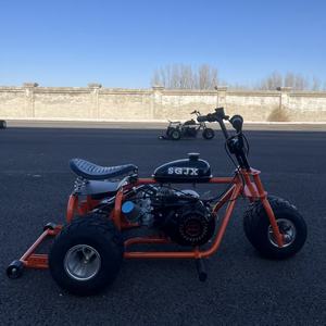 <span class=keywords><strong>Go</strong></span>-<span class=keywords><strong>Kart</strong></span> a <span class=keywords><strong>3</strong></span> Ruote 212cc 4 Tempi Completamente Nuovo Arancione con Sospensioni a Molla Sedile Pneumatici Larghi in Alluminio Lucidato da 5 Pollici per Corse su Strada e Drift - Product Image 3