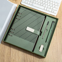 Set de Regalo de Cuaderno Personalizado Retro de Negocios con Tapa Dura, Encuadernación Espiral, Papel Offset, Bolígrafos de Alta Calidad, A5/A6, Logotipo Personalizado, Varios Modelos