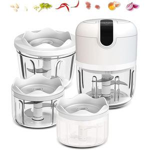 Mini picadora eléctrica de ajo, picadora de alimentos eléctrica portátil recargable por USB, procesador de alimentos pequeño inalámbrico para picar ajo - Product Image 1