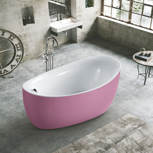 Nouvelle arrivée : Baignoire d'angle autoportante compacte en acrylique avec drain, idéale pour hôtels modernes et usage professionnel. - Product Image 5
