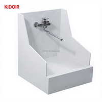 Station de Wudu en céramique de pierre artificielle moderne, lavabo pour ablutions des pieds, facile à nettoyer pour les rituels de prière islamiques