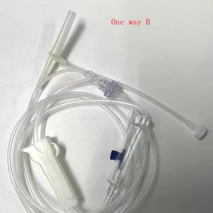 Sterile Medical Intravenous Use Infusion Iv Giving Set With Flow Regulator